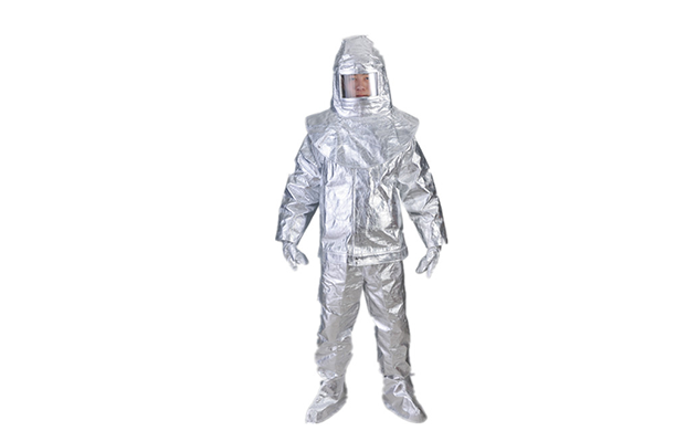 Heat insulation aluminized suit